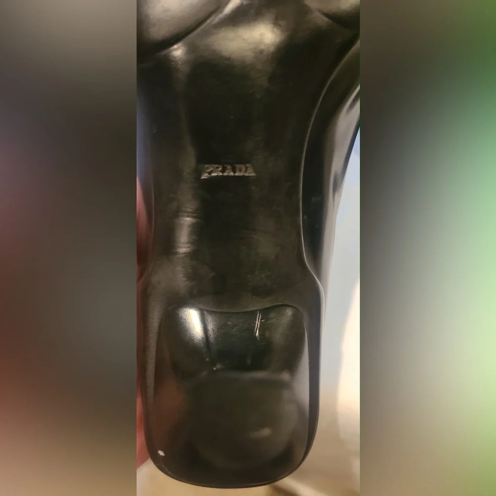 Elegant vintage Prada  Black Women's Heels